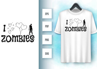 Zombies SVG t shirt graphic design