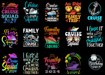 15 Cruise Squad 2024 Shirt Designs Bundle P8, Cruise Squad 2024 T-shirt, Cruise Squad 2024 png file, Cruise Squad 2024 digital file, Cruise