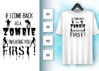 Zombies SVG t shirt graphic design