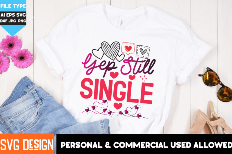 Valentine’s Day T-Shirt Design Bundle, Happy Valentine’s Day T-Shirt Design, Valentine SVG Bundle,Valentine’s Day Sublimation PNG,Valentine