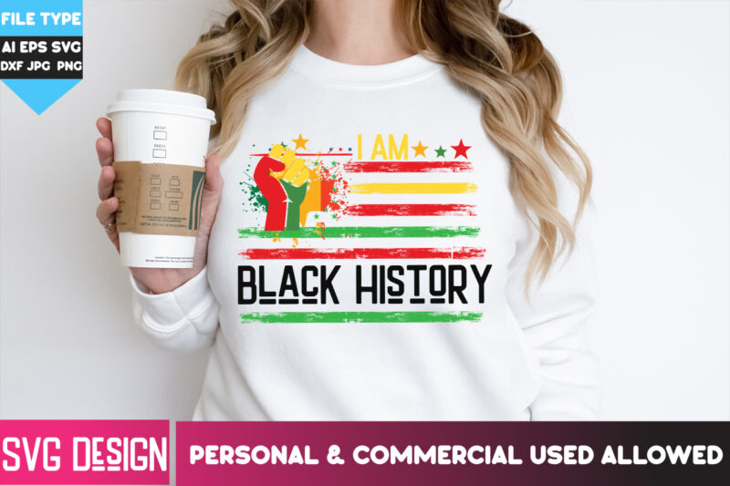 Black History Month SVG Mega Bundle,Black History Month T-Shirt Design, SVGs,quotes-and-sayings,food-drink,print-cut,on-sale,Black history