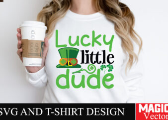 Lucky Little dude SVG Cut File,St.Patrick’s