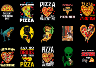 15 Pizza Shirt Designs Bundle P9, Pizza T-shirt, Pizza png file, Pizza digital file, Pizza gift, Pizza download, Pizza design