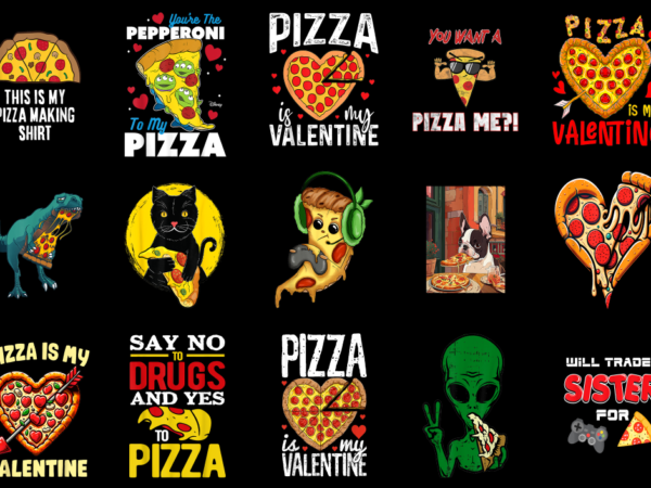 15 pizza shirt designs bundle p9, pizza t-shirt, pizza png file, pizza digital file, pizza gift, pizza download, pizza design