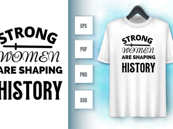 Strong woman svg t shirt template vector