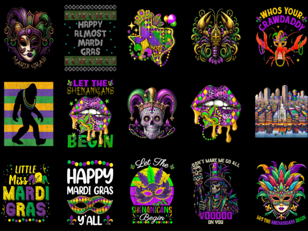 15 mardi gras shirt designs bundle p9, mardi gras t-shirt, mardi gras png file, mardi gras digital file, mardi gras gift, mardi gras downloa