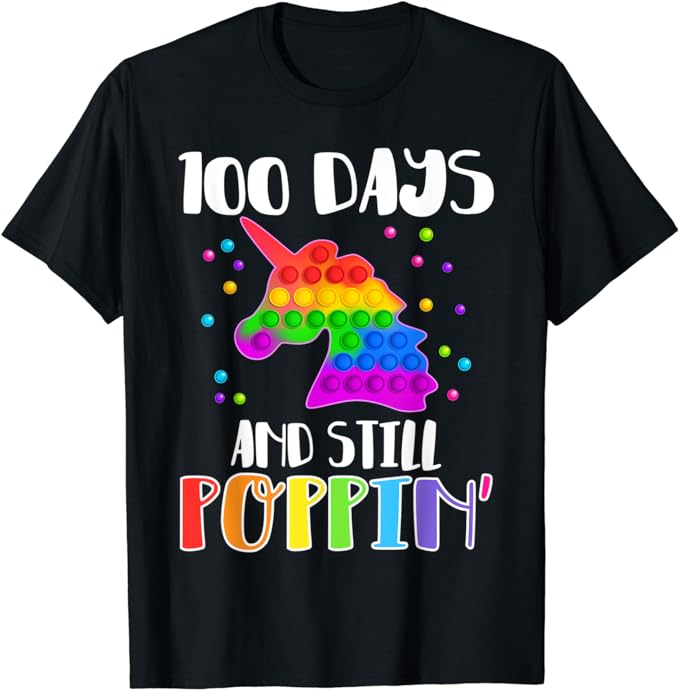 15 Unicorn 100 Days Of School Shirt Designs Bundle P11, Unicorn 100 Days Of School T-shirt, Unicorn 100 Days Of School png file, Unicorn 100