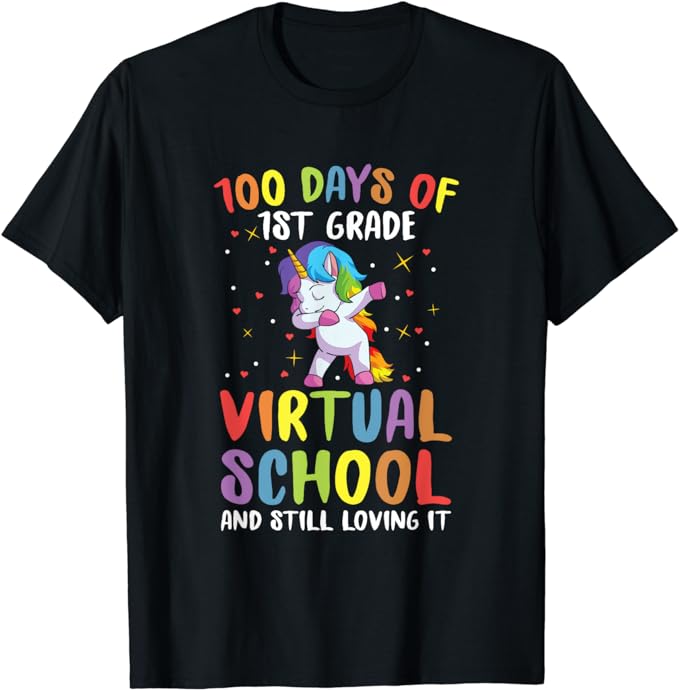15 Unicorn 100 Days Of School Shirt Designs Bundle P2, Unicorn 100 Days Of School T-shirt, Unicorn 100 Days Of School png file, Unicorn 100