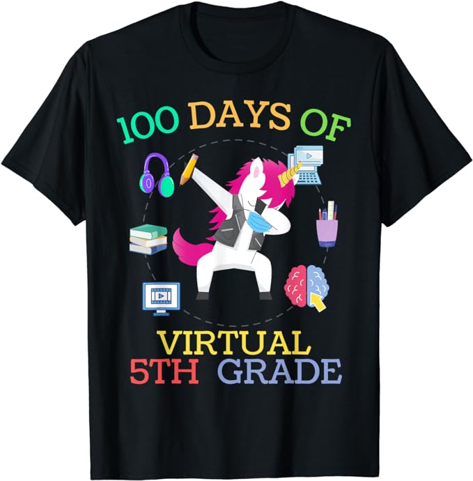 15 Unicorn 100 Days Of School Shirt Designs Bundle P12, Unicorn 100 Days Of School T-shirt, Unicorn 100 Days Of School png file, Unicorn 100