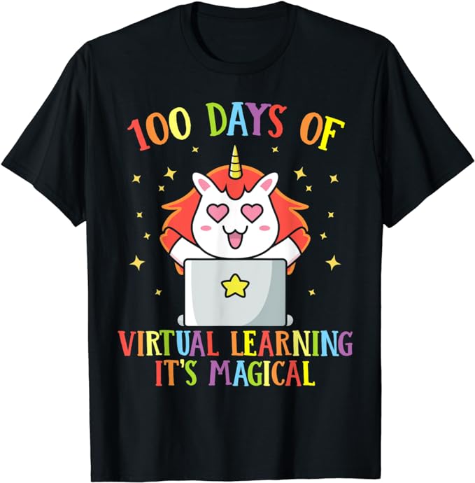 15 Unicorn 100 Days Of School Shirt Designs Bundle P12, Unicorn 100 Days Of School T-shirt, Unicorn 100 Days Of School png file, Unicorn 100