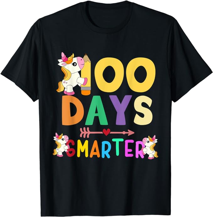 15 Unicorn 100 Days Of School Shirt Designs Bundle P12, Unicorn 100 Days Of School T-shirt, Unicorn 100 Days Of School png file, Unicorn 100