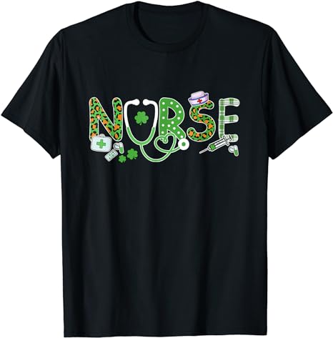 15 Nurse St. Patrick’s Day Shirt Designs Bundle P1, Nurse St. Patrick’s Day T-shirt, Nurse St. Patrick’s Day png file, Nurse St. Patrick’s D