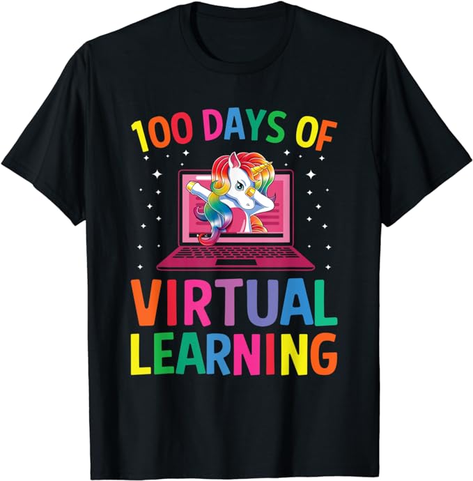 15 Unicorn 100 Days Of School Shirt Designs Bundle P13, Unicorn 100 Days Of School T-shirt, Unicorn 100 Days Of School png file, Unicorn 100