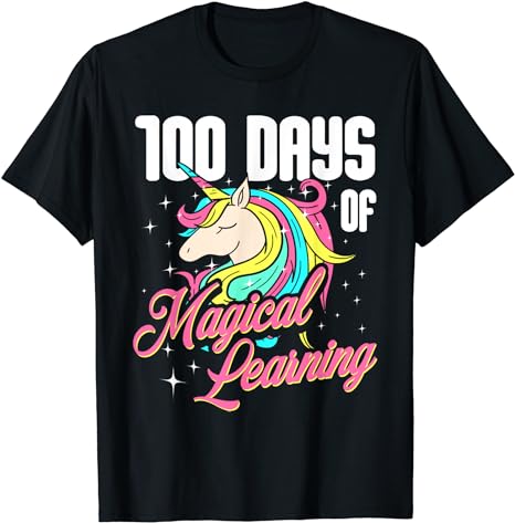 15 Unicorn 100 Days Of School Shirt Designs Bundle P1, Unicorn 100 Days Of School T-shirt, Unicorn 100 Days Of School png file, Unicorn 100