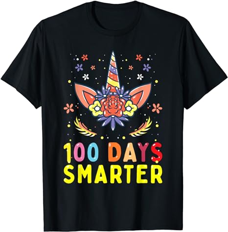 15 Unicorn 100 Days Of School Shirt Designs Bundle P1, Unicorn 100 Days Of School T-shirt, Unicorn 100 Days Of School png file, Unicorn 100