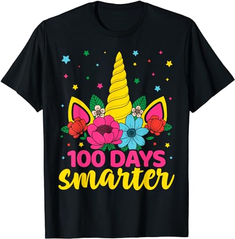 15 Unicorn 100 Days Of School Shirt Designs Bundle P1, Unicorn 100 Days Of School T-shirt, Unicorn 100 Days Of School png file, Unicorn 100
