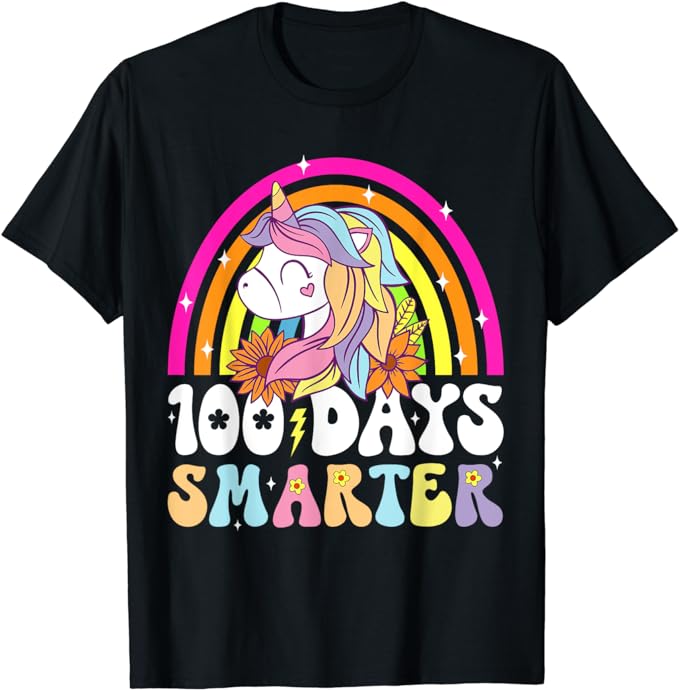 15 Unicorn 100 Days Of School Shirt Designs Bundle P5, Unicorn 100 Days Of School T-shirt, Unicorn 100 Days Of School png file, Unicorn 100