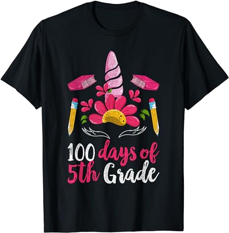 15 Unicorn 100 Days Of School Shirt Designs Bundle P4, Unicorn 100 Days Of School T-shirt, Unicorn 100 Days Of School png file, Unicorn 100