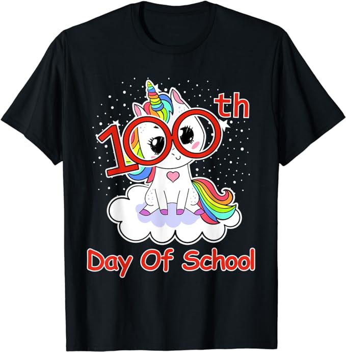 15 Unicorn 100 Days Of School Shirt Designs Bundle P17, Unicorn 100 Days Of School T-shirt, Unicorn 100 Days Of School png file, Unicorn 100