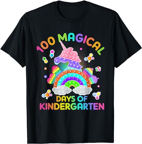 15 Unicorn 100 Days Of School Shirt Designs Bundle P6, Unicorn 100 Days Of School T-shirt, Unicorn 100 Days Of School png file, Unicorn 100