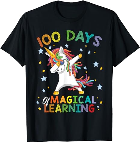 15 Unicorn 100 Days Of School Shirt Designs Bundle P6, Unicorn 100 Days Of School T-shirt, Unicorn 100 Days Of School png file, Unicorn 100