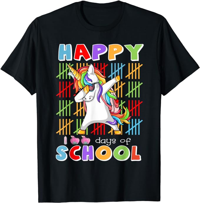 15 Unicorn 100 Days Of School Shirt Designs Bundle P17, Unicorn 100 Days Of School T-shirt, Unicorn 100 Days Of School png file, Unicorn 100