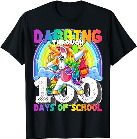 15 Unicorn 100 Days Of School Shirt Designs Bundle P11, Unicorn 100 Days Of School T-shirt, Unicorn 100 Days Of School png file, Unicorn 100