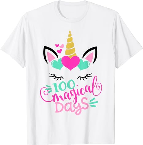 15 Unicorn 100 Days Of School Shirt Designs Bundle P21, Unicorn 100 Days Of School T-shirt, Unicorn 100 Days Of School png file, Unicorn 100