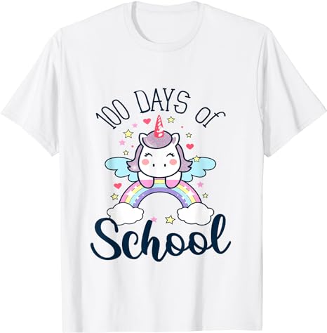 9 Unicorn 100 Days Of School Shirt Designs Bundle P22, Unicorn 100 Days Of School T-shirt, Unicorn 100 Days Of School png file, Unicorn 100