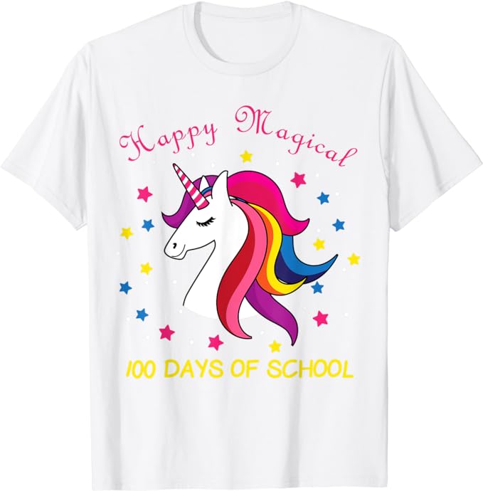 15 Unicorn 100 Days Of School Shirt Designs Bundle P20, Unicorn 100 Days Of School T-shirt, Unicorn 100 Days Of School png file, Unicorn 100