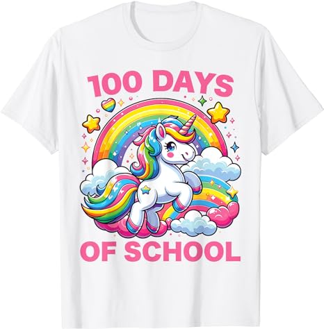 15 Unicorn 100 Days Of School Shirt Designs Bundle P21, Unicorn 100 Days Of School T-shirt, Unicorn 100 Days Of School png file, Unicorn 100