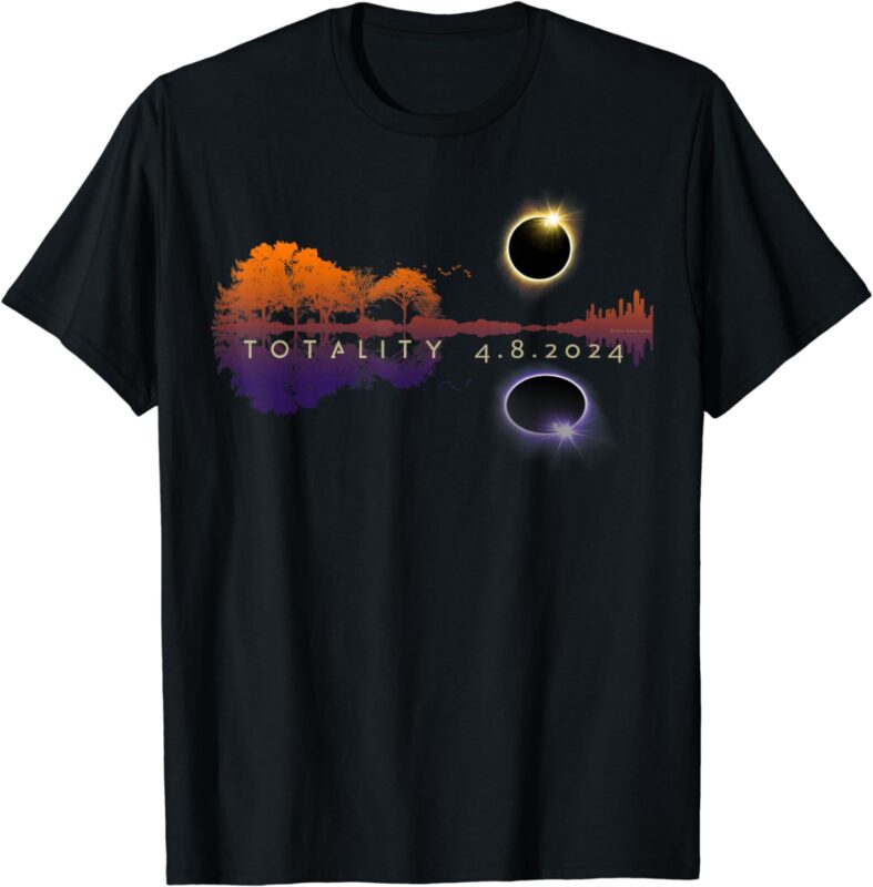 America Totality Reflections 4-8-24 Sun Eclipse T-Shirt
