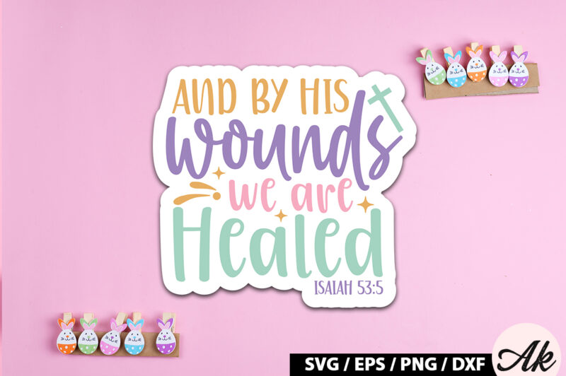 Stickers Christian Easter SVG Bundle