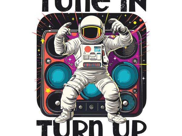 Music astronaut t shirt designs for sale