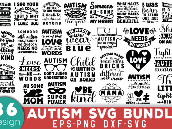 Autism t-shirt bundle autism svg bundle