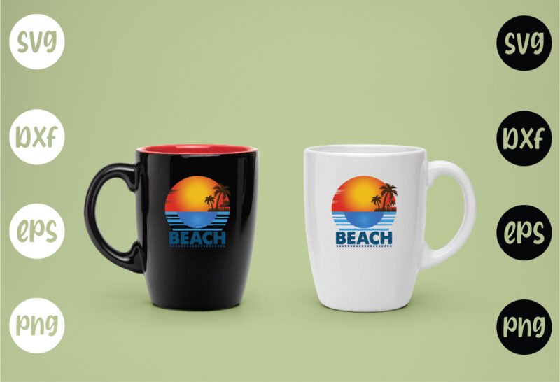 Beach T-shirt Design