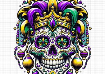 Regal Mardi Gras Skull Png, Mardi Gras Skull Png, Mardi Gras Png