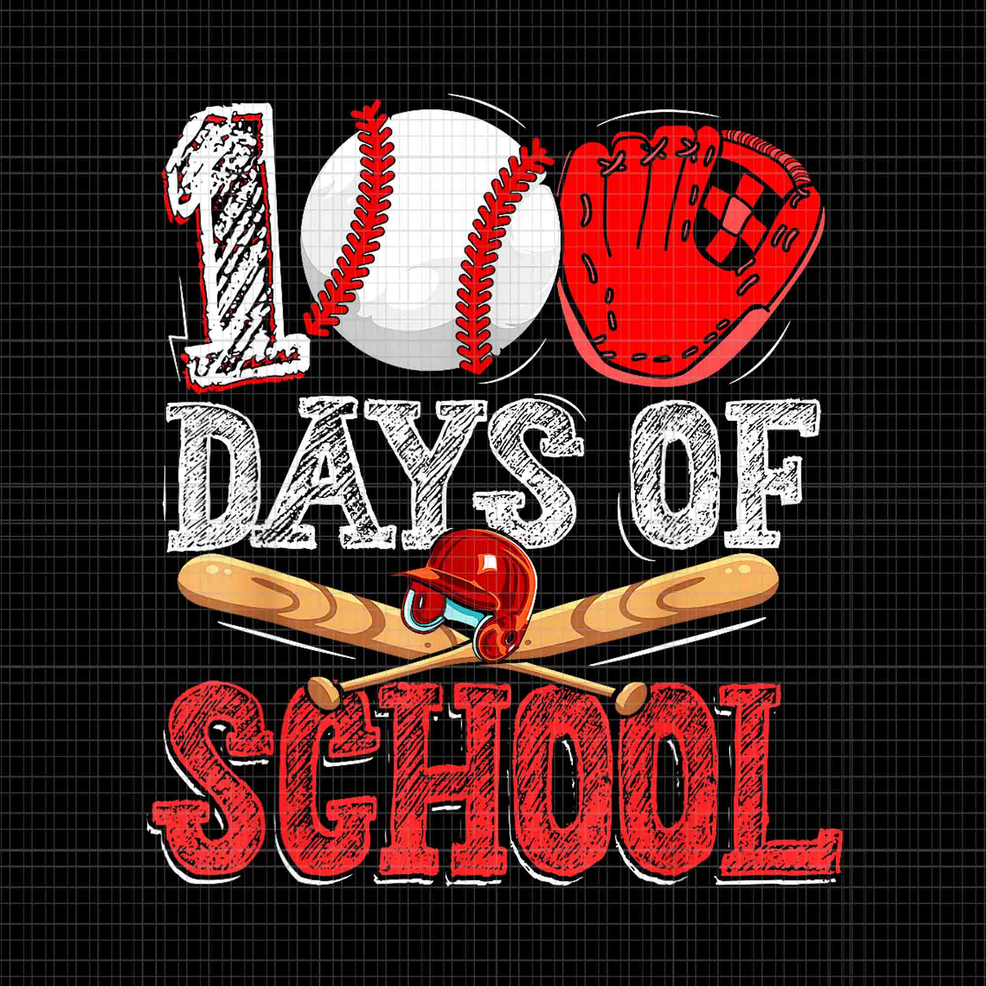 100 days sales of school baseball