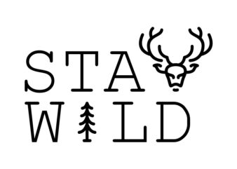 Stay Wild Nature t shirt template vector
