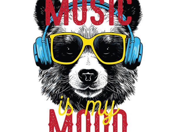 Music bear t shirt designs for sale