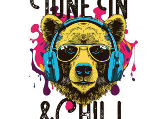 Music Bear t shirt designs for sale