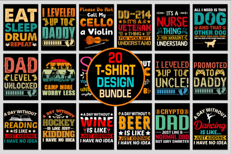 T-Shirt Design Bundle,Best T-Shirt Design Bundle,Pod T-Shirt Design Bundle,Buy T-Shirt Design Bundle