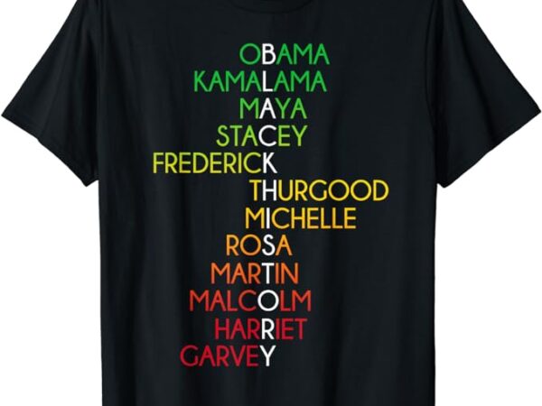 Black history month shirts for men women kids black pride t-shirt