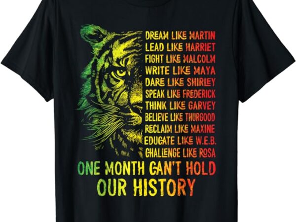 Black history shirts-black history month dream like martin t-shirt