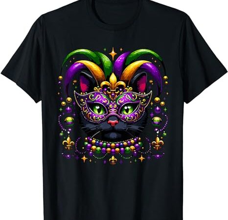 Carnival women girl costume top outfit mardi gras cat t-shirt