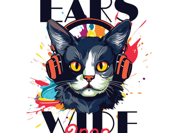 Music cat t shirt designs for sale