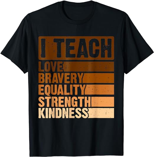 Celebrate Black History Month I Teach Black History Teacher T-Shirt