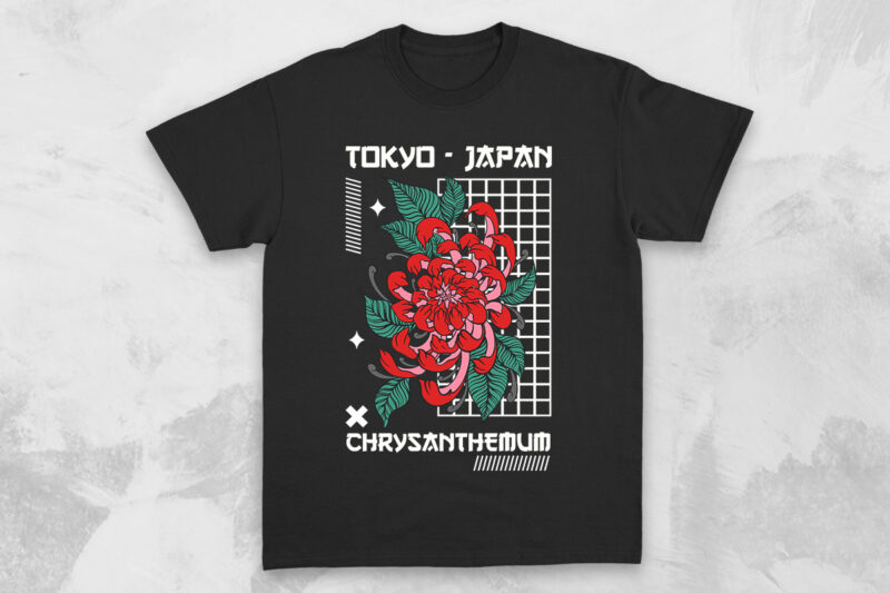 Japanese Urban Graphic T shirt Designs Bundle, Japan Graphic T shirt Designs for Sale