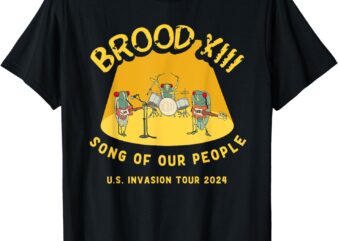 Cicada Brood XIII Invasion 2024 Cicada Song T-Shirt