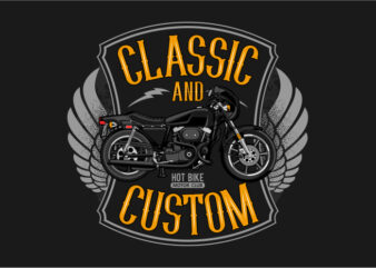 Classic And Custom Motorcycle